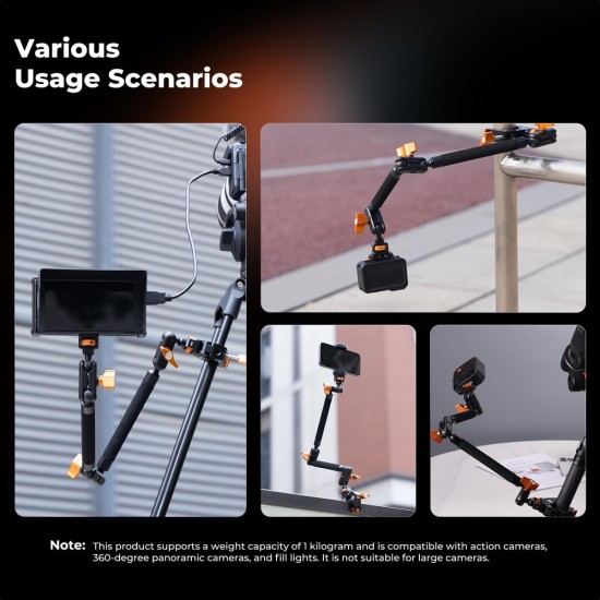 K&F Concept 22" Magic Arm Clamp Kit